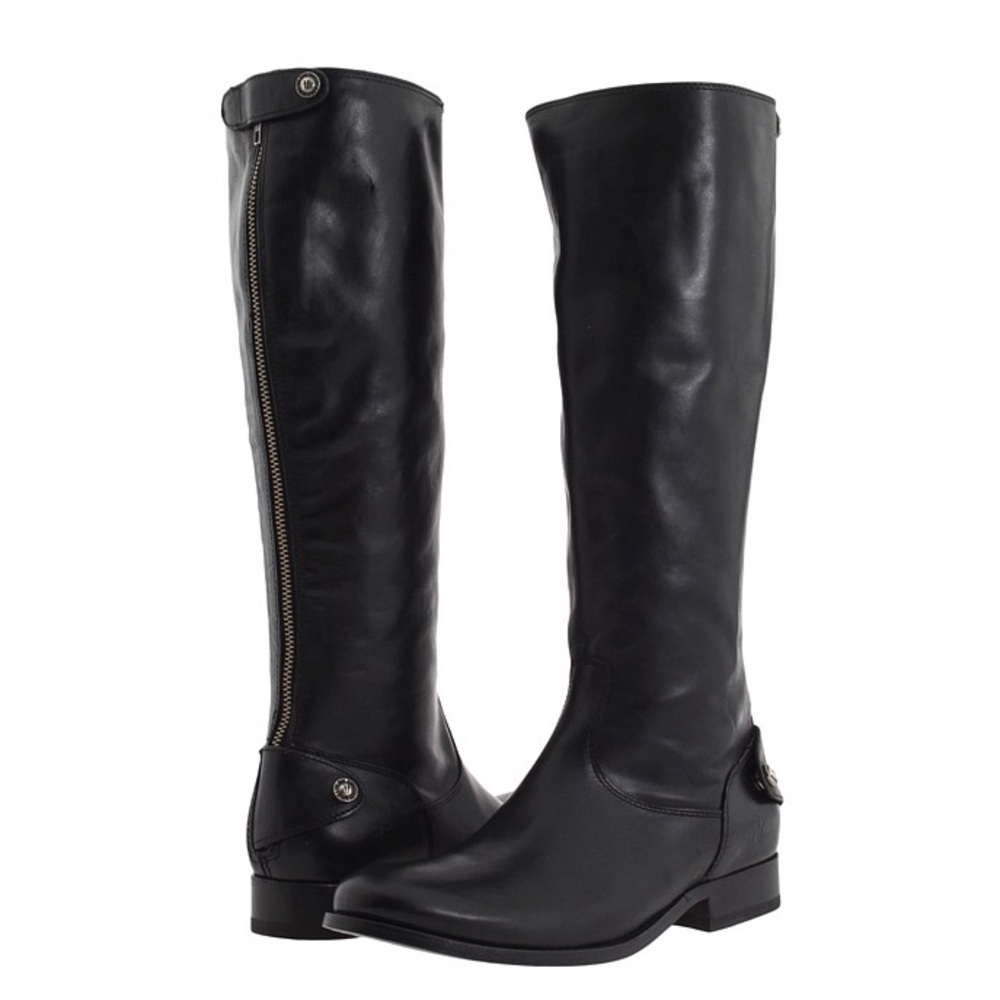 Frye Melissa Button Back Zip Boots